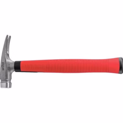 Wiha 42071 Marteau d&rsquo;électricien 300 g, manche bois, tête acier, 1 pc