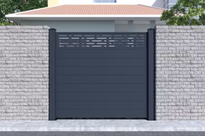 Panneau de clôture 1,9m ARLBERG H.170cm aluminium Gris