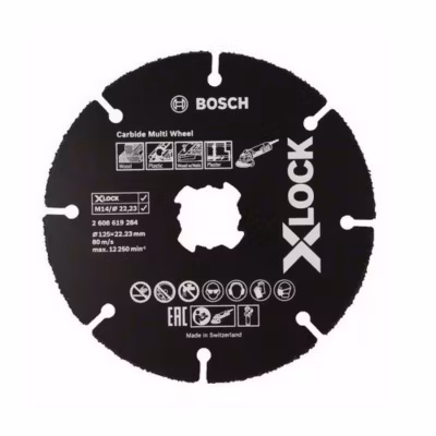 Disques à tronçonner X-LOCK CARBIDE Multi Wheel – BOSCH – 2608619284