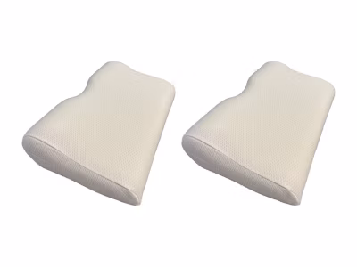 Lot de 2 oreillers DODO – maintien parfait tête – indéformable – L. 52 x H.32 cm – PERFECT POSITION