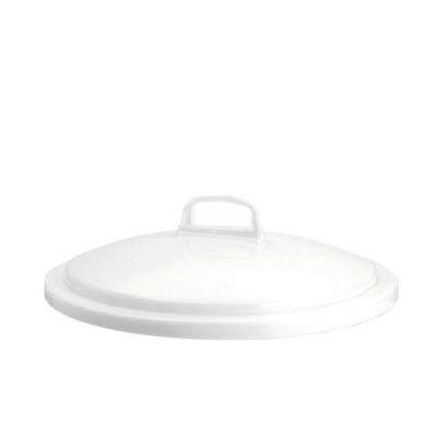 Couvercle pour poubelle ronde tri sélectif 75 L – blanc