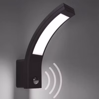 Applique murale taille M LED intégrée 900lm 10W IP54 CGC Lighting gris anthracite