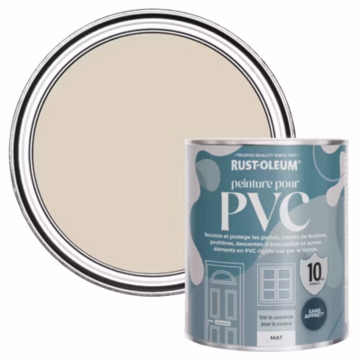 Peinture Beige pour Portes et Fenêtres en PVC, Finition Mate – RUST-OLEUM – Jute 750ml
