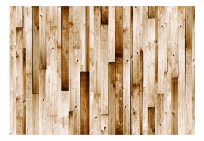 Papier peint intissé panoramique planches en bois 100×70 cm