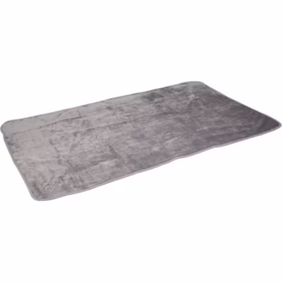Couverture 150 par 100 cm pour chien couleur grise