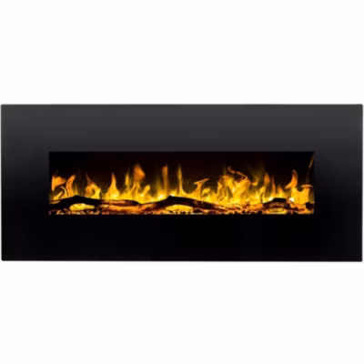 Cheminée électrique AFLAMO Albion 36 NH – murale ou encastrable – 90x42x14 cm – cheminée LED sans chauffage