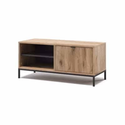 Vicco Banc pour chaussures Chêne Viking 100x45cm avec porte pliante