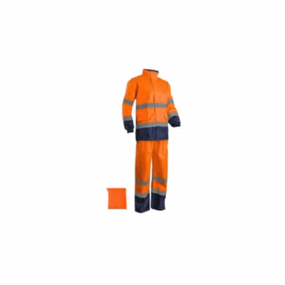 Ensemble de pluie haute visibilité HI-WAY orange fluo/marine TL – COVERGUARD – 7HWROM
