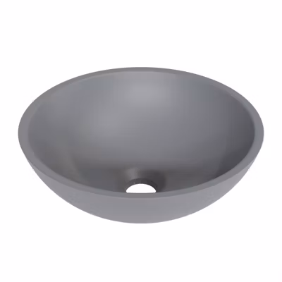 Vasque ronde à poser TREND – Gris mat