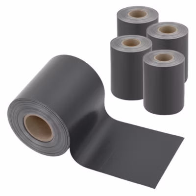 Lot de 4 bandes de brise-vue Jesteburg PVC 140 m x 19 cm 26,6 m² gris anthracite RAL 7016 en.casa