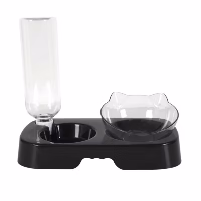 Gamelle et distributeur d&rsquo;eau pour chat et chien