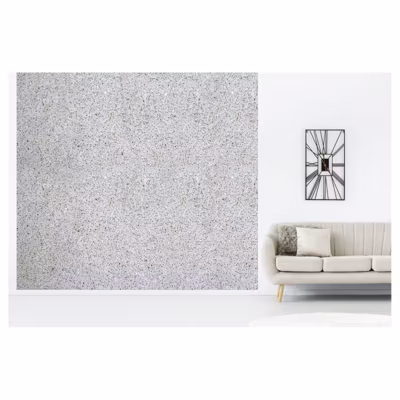 Papier peint intissé TERRAZZO BETON gris 300 x 270 cm (LxH) – Tapisserie murale panoramique XXL, Made in France par Scenolia