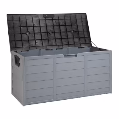 Coffre de rangement LOCARNO 112 cm 50 cm Noir