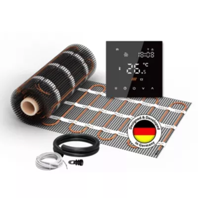 Chauffage au sol électrique WARMON CLASSIC LIGHT 100 W/m² + Thermostat TS 300 Smart WiFi noir – 1 m²