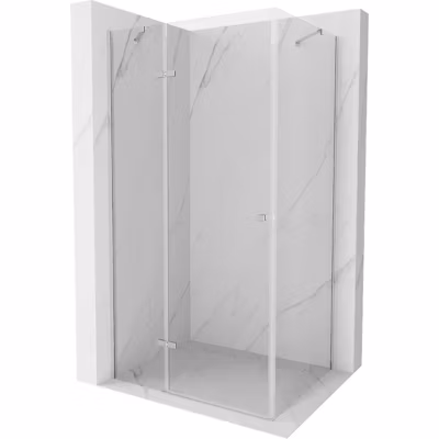 Mexen Roma cabine de douche pivotante 90 x 110 cm, transparent, chrome – 854-090-110-01-00