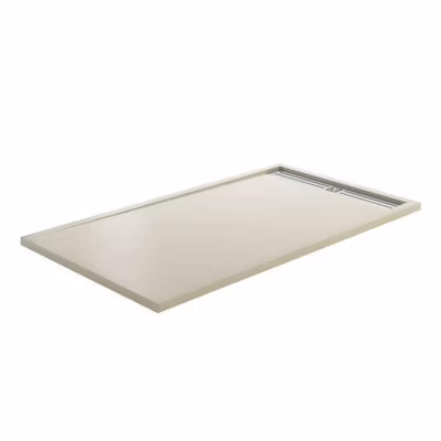 Style Plus – Receveur de Douche Extra-Plat – Résine Minérale – Élégant & Résistant – BEIGE – 170X90 CM