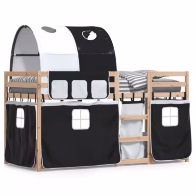 Cadre de lit, Lit superposé sans matelas 90×190 cm bois de pin massif