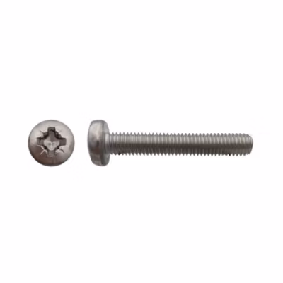 500 Vis Métaux Tête Cylindrique Larges Pozidriv 3 x 16 mm – DIN 7985 – Inox A2 – D-Work
