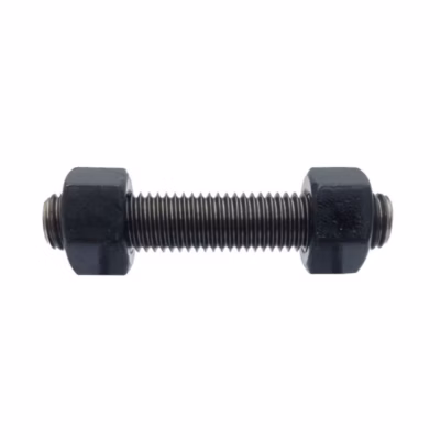 20 Filets et 2 Ecrous Montés D. 24 x 130 mm – ASTM A193 et ASTM A194 – Brut – D-Work
