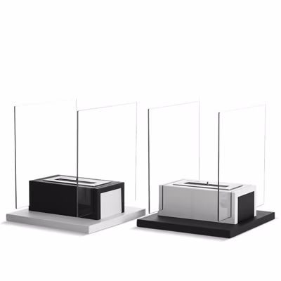 Cheminée éthanol Swing – Coloris Blanc
