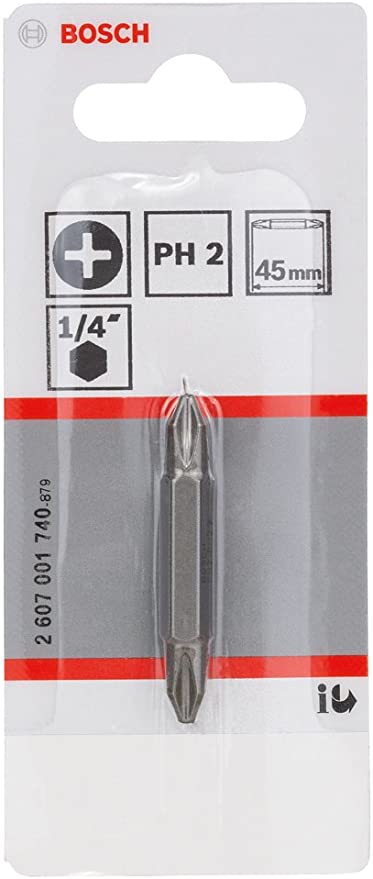 Embout  tournevis doublePH2;PH2;45 mm EXTR DURE 2607001740