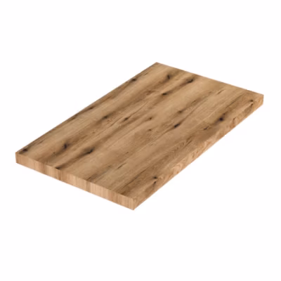 Plan De Lavabo À Poser De 80 Cm En Chêne Naturel