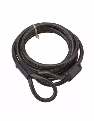 Câble antivol Twisty, vélo, abris de jardin, câble acier 1.80m – THIRARD