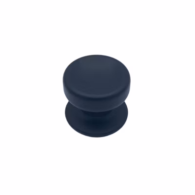 Bouton tirant de porte fixe D70 mm en aluminium Noir – breveté