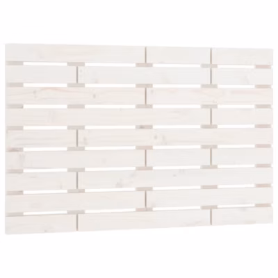 824714 vidaXL Tête de lit murale Blanc 106x3x63 cm Bois massif de pin