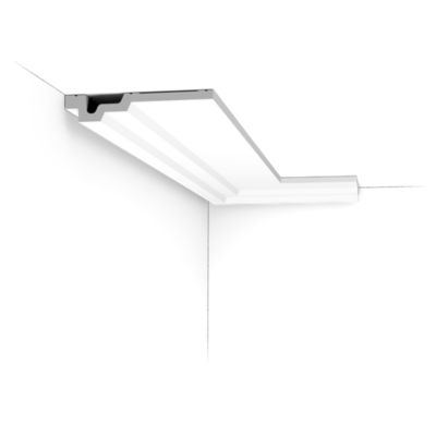C353 Corniche plafond polyuréthane Orac Decor Luxxus – 3,5×16,5x200cm (h x p x L) moulure décorative A l&rsquo;unité