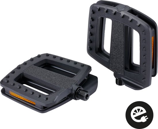 BBB Cycling ErgoBase Pédales de vélo Vélos électriques et vélos cargo Pédale de vélo – Sans entretien – Zwart – BPD-47