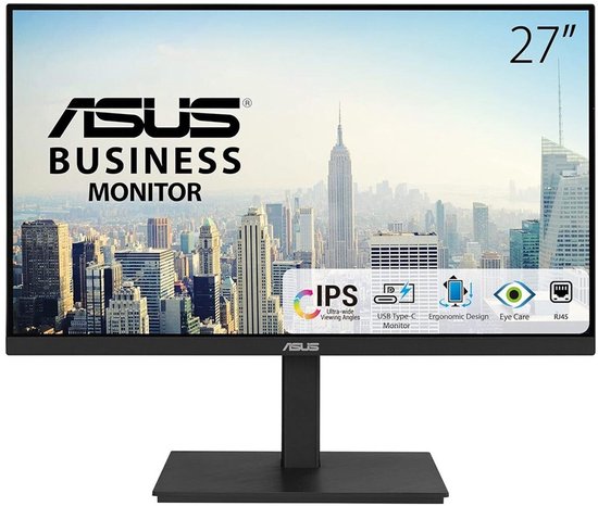 ASUS VA27ACFSN, 68,6 cm (27&Prime;), 2560 x 1440 pixels, Wide Quad HD, LCD, 5 ms, Noir