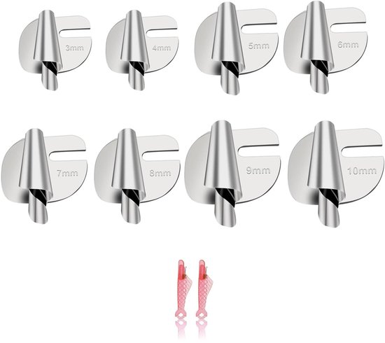 AMIG Set de crochets à vis – 38 pièces – acier – blanc – Quincaillerie de bricolage – Une qualité de marque