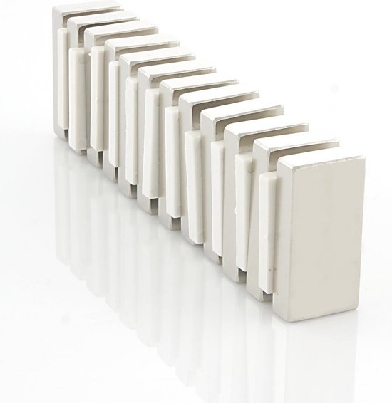 Aimant puissant en néodyme – SET 12 aimants bloc 50 x 25 x 10 mm – force de traction 40 kg