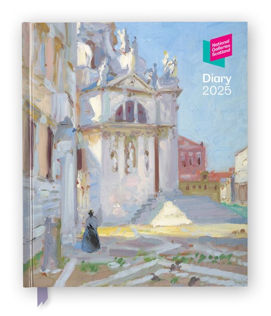 Agenda de bureau 2025 des National Galleries Scotland – Semainier, illustré tout au long