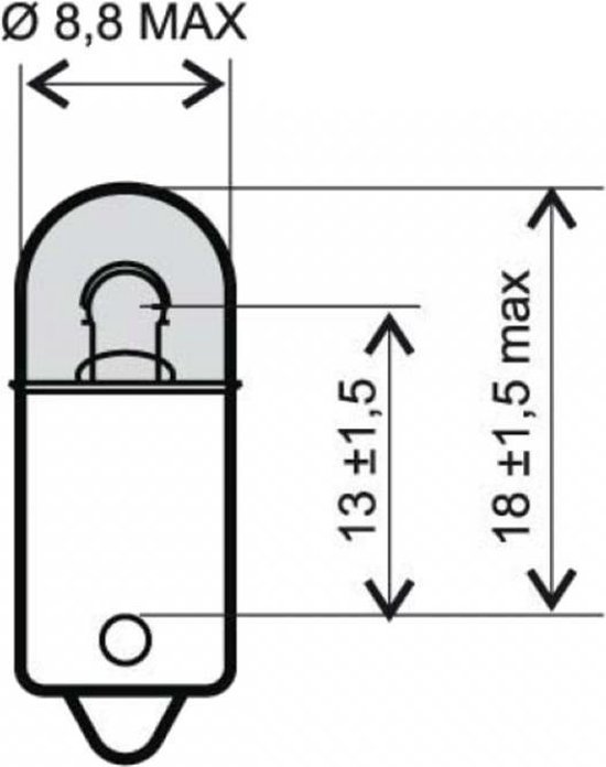 Ampoule Osram pour Moto Honda 200 Mtx Rw 1983 à 1988 AV Neuf