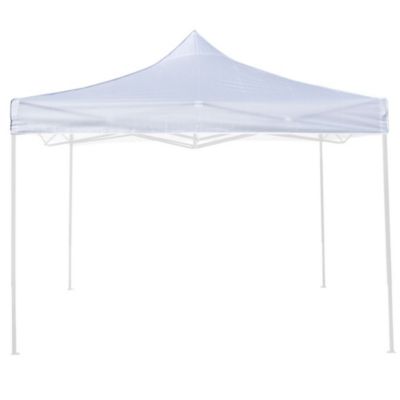 Bâche de toit blanche imperméable 3×3 pour remplacement de gazebo pliable