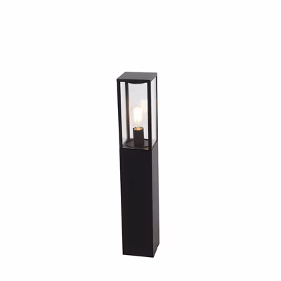 Lampadaire d&rsquo;extérieur industriel noir 80 cm IP44 – Charlois