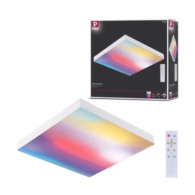 Panneau LED Velora Rainbow dynamicRGBW carré 295×295 mm 13,2W 1140lm RGB+ Blanc gradable