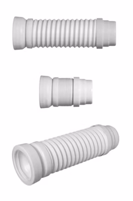 Raccord WC extensible MULTIDROIT – Extensibilité: 180-380mm – raccordement canalisation diam : 93 et 100 mm