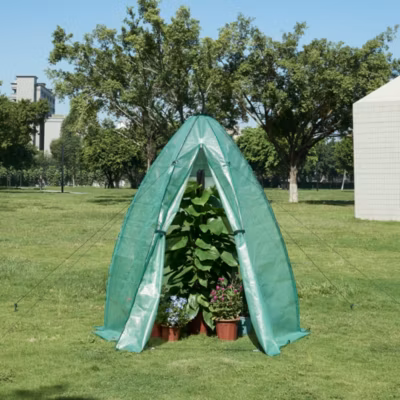Serre de jardin Hunze 183 x 160 cm vert en.casa