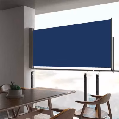 vidaXL Auvent Latéral Rétractable de Patio Store Latéral Brise-vue Abri Soleil Jardin Terrasse Balcon Exterieur Résistant 48356