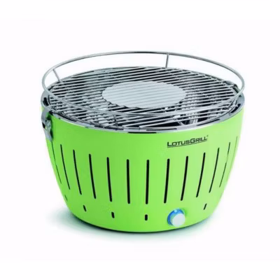 Barbecue charbon horizontal lotus grill fer vert