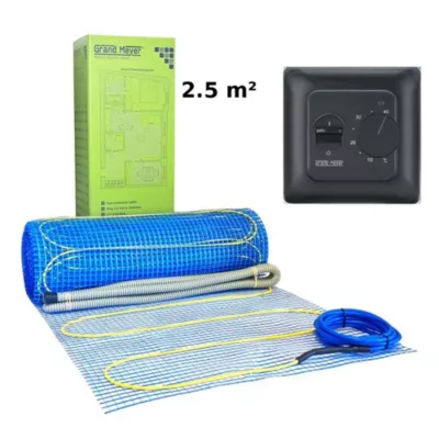 Kit chauffage au sol 2,5 m², 170 W/m² + MST-10 thermostat
