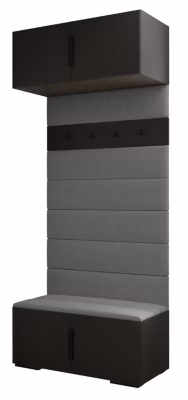 Armoire haute pour le hall Inova 1 100/47/236,7 (noi/noir)
