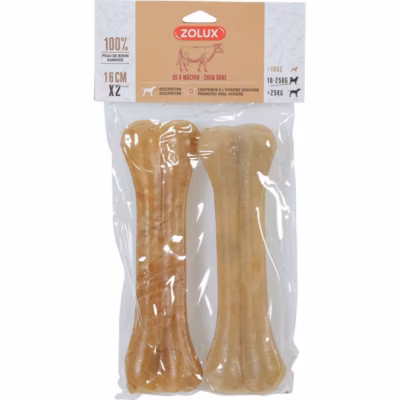 Os pressé pour chien 16 cm (Sachet de 2)