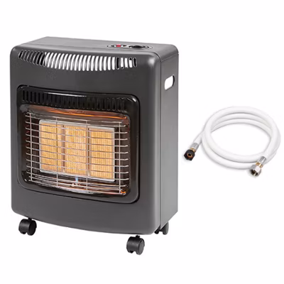 Chauffage d&rsquo;appoint à gaz Ektor Mini  Infrarouge  Livré avec tuyau à visser