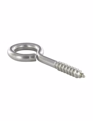 Piton Bois 6X40 Oeil 25 Acier zingué – 1 pièce