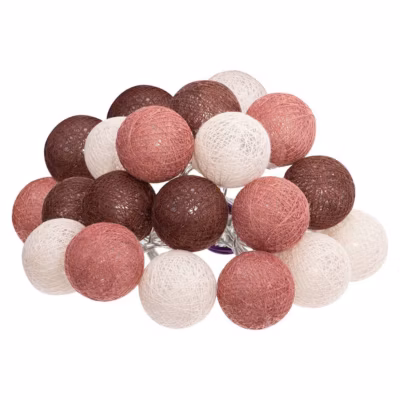Guirlande 20 boules Dune D6 sur secteur – Atmosphera