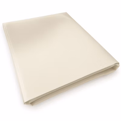 Bâche de Protection sans Oeillets 1,5×1 m Blanche – Garantie 10 ans TECPLAST – XP640MU – Bâche PVC étanche – Made in France